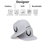 Unisex Simple V Embroidery Hip-Hop Hats