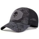 Unisex Skull Embroidery Lable Breathable Baseball Caps