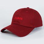 Summer DAMN Hats Embroidered Earth Dad Hat Hip Hop Cap