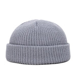 Winter Warm Beanies Female Wool Knitted Skull Cap