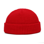 Winter Warm Beanies Female Wool Knitted Skull Cap