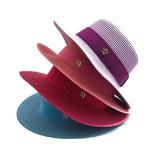 Summer Straw Sun Hats Brim Ribbon Beach Hat Travel Dress Cap