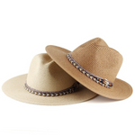 NEWBLOM Creative decoration straw hat Trilby Cowboy hats