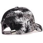 NEWBLOM Hip-hop Sunshade Baseball Cap Letter Graffiti Caps Sun Hat