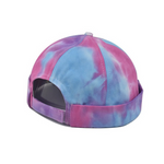 NEWBLOM Tie Dye Adjustable Melon Cap Hip Hop Brimless Beanie