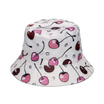 Cute Strawberry Watermelon Cherry Fruit Printed Hat