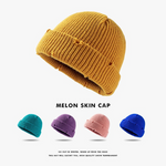 Short Dome Knitted Hat Hi Hop Hats