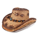 Western Outback Cowboy Hat Men's Women's Style Straw Felt Canvas