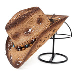 Western Outback Cowboy Hat Men's Women's Style Straw Felt Canvas