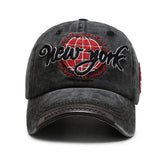 New York Hat Embroidery Baseball Cap Vintage Adjustable Strapback for Men Women