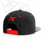 Black Leather Cotton 23 Snapback Hat Hip Hop Baseball Cap