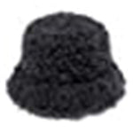 NEWBLOM Women Winter Bucket Hat Vintage Cloche Hats Warm Faux Fur Wool Fisherman Cap