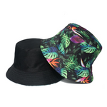 Beach Hat Tropical Style Print Fisherman Hat