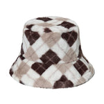 Geometric Diamond Lattice Bucket Hat for Women Men