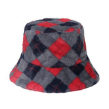 Geometric Diamond Lattice Bucket Hat for Women Men