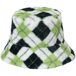 Geometric Diamond Lattice Bucket Hat for Women Men