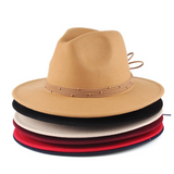 NEWBLOM British fashion women's top hat Trilby Cowboy hats