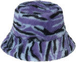 Warm Bucket Hat Plaid Fisherman Hat