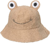 Cute Plush Frog Fisherman Hat Bucket Hat for Women