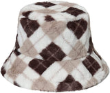 Geometric Diamond Lattice Bucket Hat for Women Men