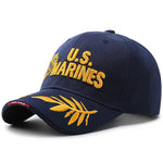 US Navy Embroidered Low Profile Soft Cotton Baseball Cap