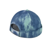 NEWBLOM Tie Dye Adjustable Melon Cap Hip Hop Brimless Beanie