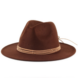 NEWBLOM British fashion women's top hat Trilby Cowboy hats