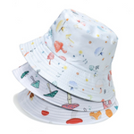 NEWBLOM Beach Sun Hat ,Mushroom Print Reversible Bucket Hat