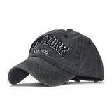 Summer Women Baseball Cap Washed Cotton Embroidery NEW YORK Sunshade Hat