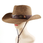 NEWBLOM Western cowboy straw hat