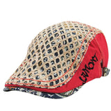 NEWBLOM Graffiti Lace Hats Women's Cotton Beret British Retro Artist Hat