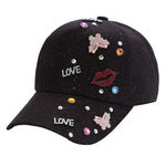 NEWBLOM Baseball Caps For Women With Rhinestone Bling