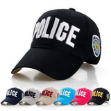 Embroidery Police Baseball Cap Bone Gorras Adjustable Snapback Hats