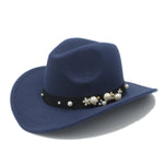 Fashion Women Chapeu Western Cowboy Hat for Elegant Lady