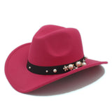 Fashion Women Chapeu Western Cowboy Hat for Elegant Lady