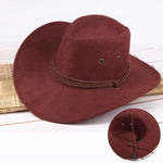 Fashion Women Sun Shield Cowboy Hat Summer Casual Artificial Leather Hat