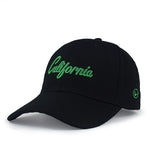 Women's Baseball Cap Green 3D Embroidery Hip-hop Hats