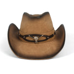 Leather Cowboy Hat Women Men Western Sombrero Hombre Hat