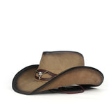 Leather Cowboy Hat Women Men Western Sombrero Hombre Hat