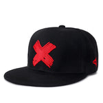 Letter X Snapback Caps Hip Hop Male Bone Baseball Cap Adult Men Women Hat Female Band Rock Baseball Flat Hats Fitted cap