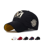 Men Casual Sport Fashion Sun Hats Cotton Wolf Embroidery Baseball Cap