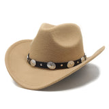 Cowgirl Fedora Hat with Leather Fedora Hat Toca Knight Hat