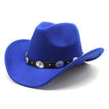 Cowgirl Fedora Hat with Leather Fedora Hat Toca Knight Hat