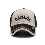 New Cotton Baseball Cap Canada Embroidered Outdoor Casual Men Women Visor Hat