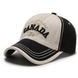 New Cotton Baseball Cap Canada Embroidered Outdoor Casual Men Women Visor Hat