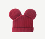 NEWBLOM Winter Parent-child Big Ears Mickey Minnie Knitted Hat