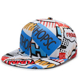 Poker Letters Print Baseball Caps for Men Women