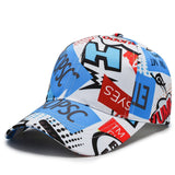 Poker Letters Print Baseball Caps for Men Women