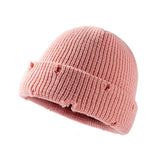 Short Dome Knitted Hat Hi Hop Hats