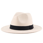 NEWBLOM Fedora Women Jazz Hat camel Panama Cap